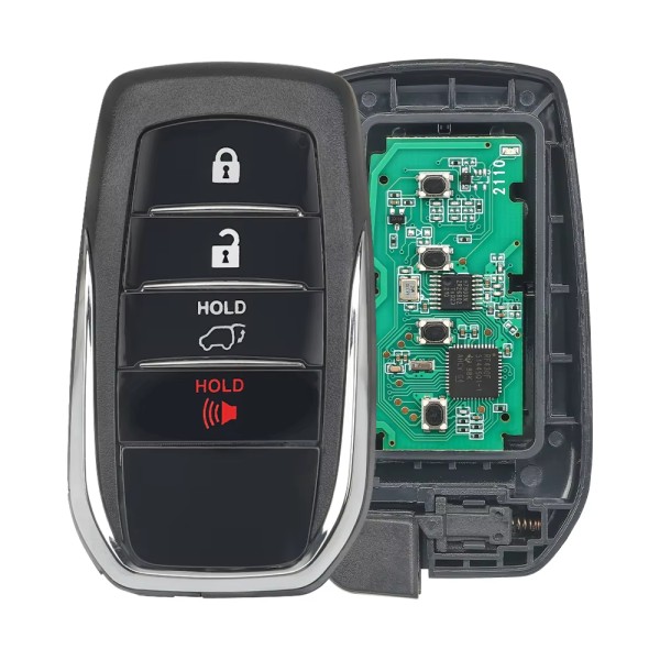 2018-2019 Toyota Land Cruiser / 4-Button Smart Key / PN: 89904-0E120 / HYQ14FBA (AG Board 2110) (AFTERMARKET)